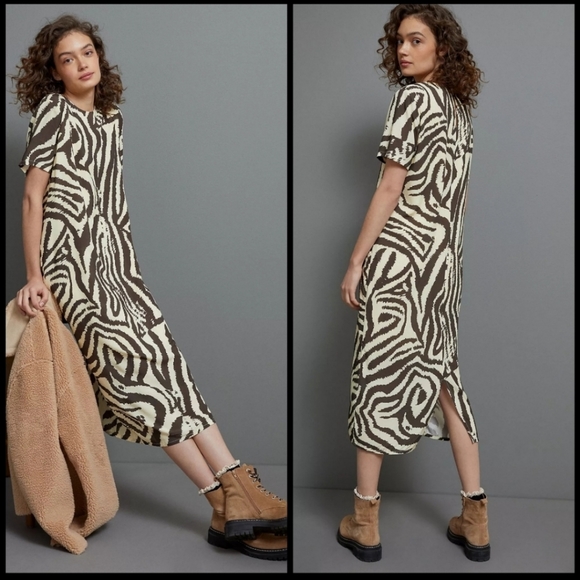 Anthropologie Dresses & Skirts - Anthro Cory Lynn Calter animal print dress 2X